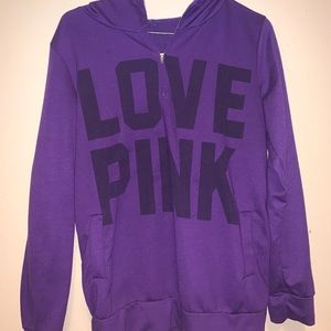 Purple PINK hoodie